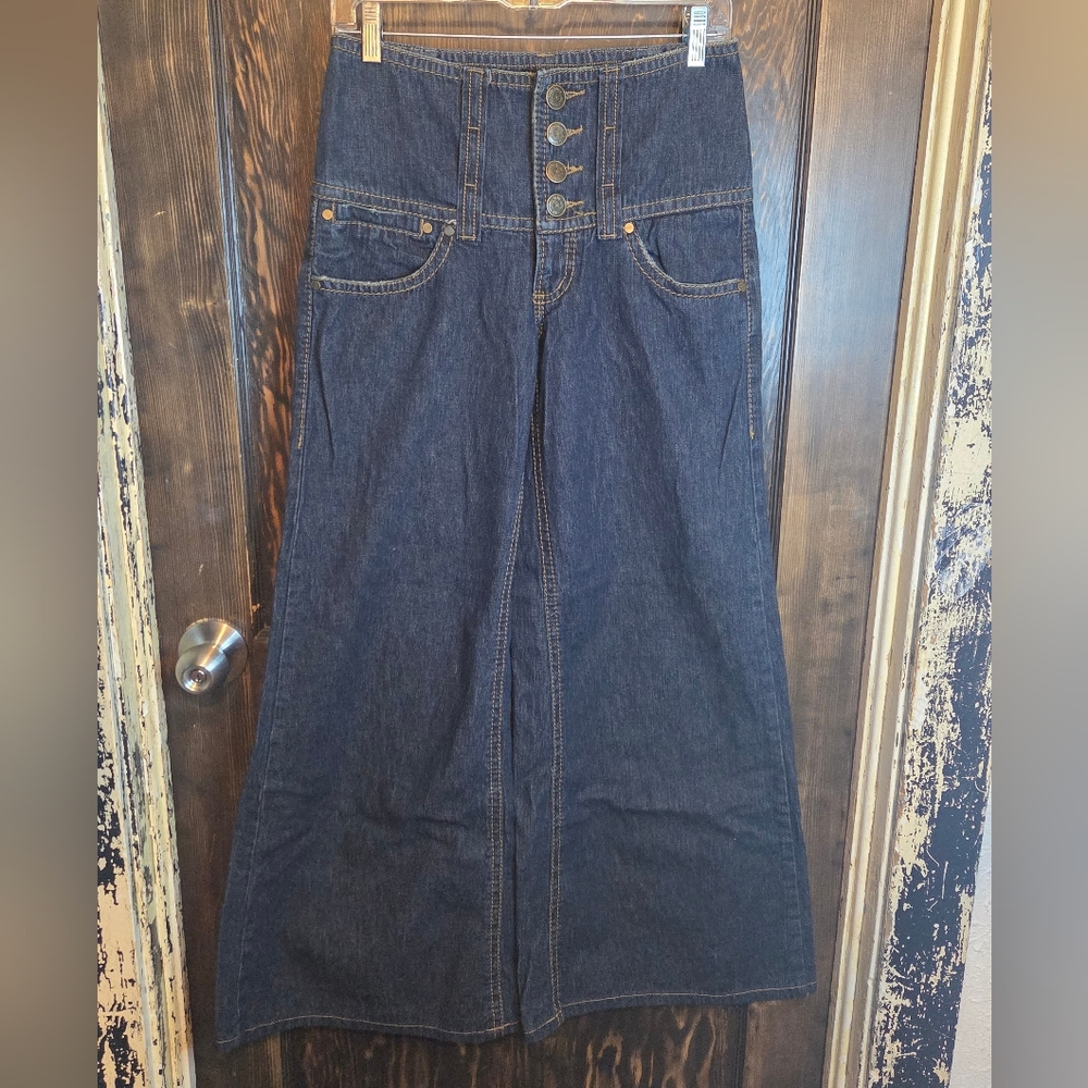 Vintage 90s & Y2k Billy Blues Wide-Leg High Waist 'Sailor' Jeans